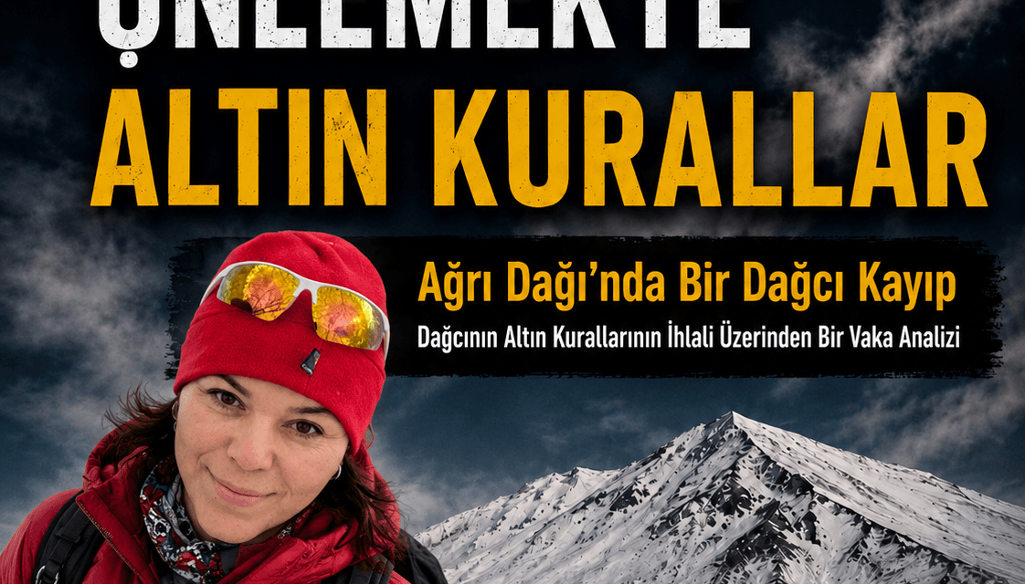 Ağrı Dağı’nda Bir Dağcı Kayıp: Dağcının Altın Kurallarının İhlali Üzerinden Bir Vaka Analizi